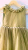 Picture of Sea green net dress from mebaz For 2-4Y