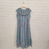 Picture of Combo of Cotton Block Printed A-Line Frock & Georgette Frock