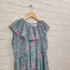 Picture of Combo of Cotton Block Printed A-Line Frock & Georgette Frock