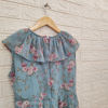 Picture of Combo of Cotton Block Printed A-Line Frock & Georgette Frock