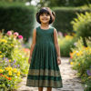 Picture of Combo of Never worn Dola Silk Frock & Cotton Frock For 4-5Y