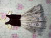 Picture of Cosmos silk Daman work lehanga along with maggam work blouse For 2-4Y