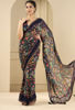 Picture of Blue floral saree from baise gaba