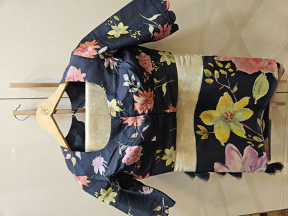 Picture of Never worn Art silk floral border silk saree