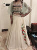 Picture of Indowestern Lehenga with croptop