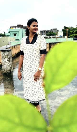 Picture of Pure Tussar Embroidery Kurti