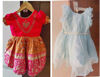 Picture of Party wear and traditional wear combo Frocks for 1-2Y