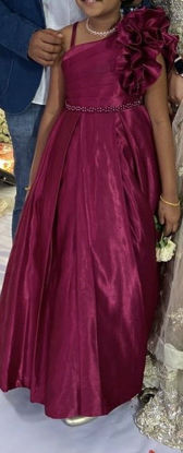 Picture of One Shoulder Long Frock For 8-10Y