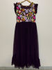 Picture of Purple long frock with frills