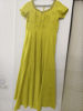 Picture of Lime green long dress with pink dupatta