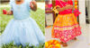Picture of Party wear and traditional wear combo Frocks for 1-2Y