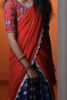 Picture of Banaras Half saree with maggam Blouse