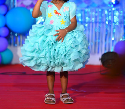 Picture of Mermaid theme gown For 4-5Y