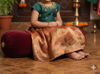 Picture of Banarasi tissue crop top skirt For 2-4Y