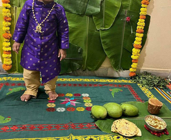 Picture of Blue colour kurta set For 1-2Y