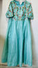Picture of Tanish Brand Sky blue long dress with thread embroidery