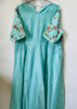 Picture of Tanish Brand Sky blue long dress with thread embroidery