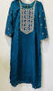 Picture of Teal blue kurti bottom & dupatta