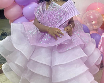 Picture of Sanchvi kids Ruffle gown For 4-6Y