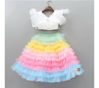 Picture of Multicolour colours trendy ruffel crop top For 2-4Y