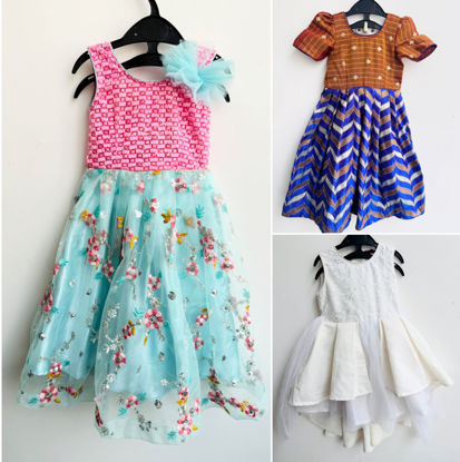 Picture of Combo of 3 frocks For 1-2Y