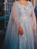 Picture of Ice blue Lehenga Set