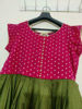 Picture of Green and pink Long frock