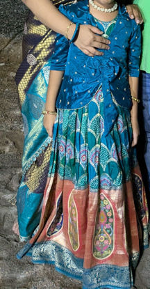 Picture of Dola silk lehanga with Border For 8Y