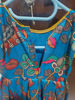 Picture of Kalamkari tusser silk Frock with maggam jacket For 1-2Y