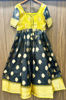 Picture of Beautiful Organza dress in black and yellow