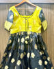 Picture of Beautiful Organza dress in black and yellow