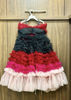 Picture of Beautiful multicolor ruffles party wear dress For 4-6Y