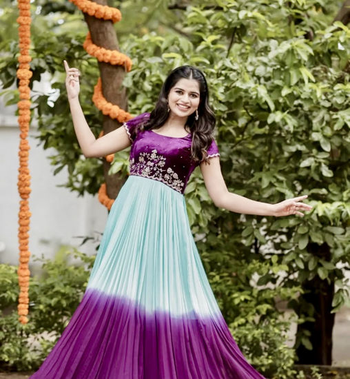 Picture of Ombre Shade party wear dress