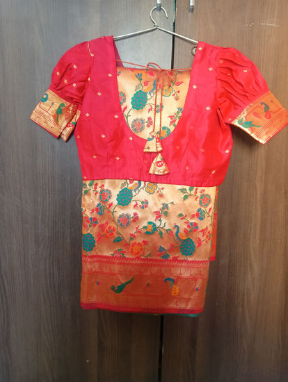 Picture of Paithani saree with stitched blouse