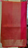Picture of Pink pure silk saree without blouse