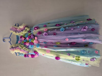 Picture of Floral Rainbow Gown For 6-8Y