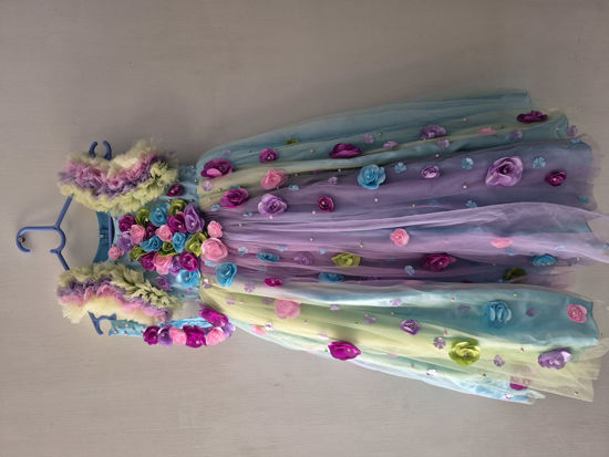 Picture of Floral Rainbow Gown For 6-8Y