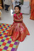 Picture of Pink Semi kanchi pattu lehenga For 2-3Y