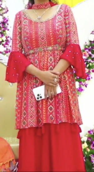 Picture of Neerus georgette sharara suit