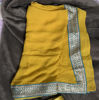 Picture of Sea green and yellow Kanchi pattu lehanga