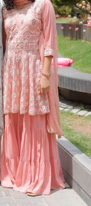 Picture of Pink Sharara Set