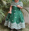 Picture of Bottle green party wear frock For 2-3Y