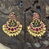 Picture of Jadau kundan chandbali earrings