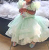 Picture of Pista green party wear frock For 2-3Y