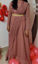 Picture of Women pink yoke Tunic maxi dress with Dupatta
