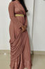 Picture of Women pink yoke Tunic maxi dress with Dupatta