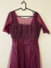 Picture of Wine party wear long frock