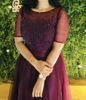 Picture of Wine party wear long frock