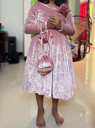 Picture of Velvet Gown For 8-10Y