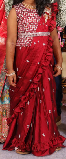 Picture of Draped Skirt with Belt For 6-8Y